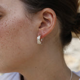 עגילי פלורה חישוק