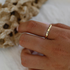 טבעת מימי בציפוי זהב