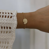 צמיד טהיטי בציפוי זהב