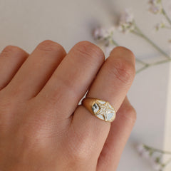 טבעת בלס בציפוי זהב