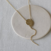 שרשרת טהיטי עניבה בציפוי זהב