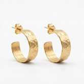 עגילי לירון בציפוי זהב