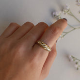 טבעת אורי בציפוי זהב