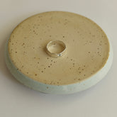 טבעת גואטמלה משובצת טופז כחול