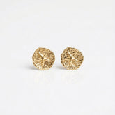 עגילי אושן בציפוי זהב