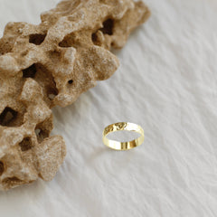 טבעת לירון מיני בציפוי זהב