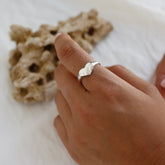 טבעת לב מרוקעת