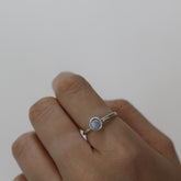 טבעת מיני בלה - בלו לייס