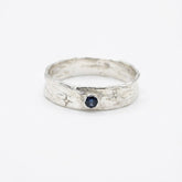 טבעת גואטמלה משובצת טופז כחול