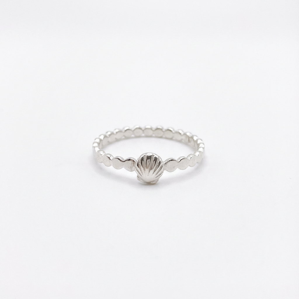 טבעת צדף נקודות