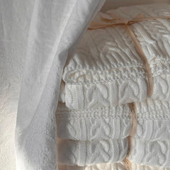 שמיכה סרוגה/ כרבולית