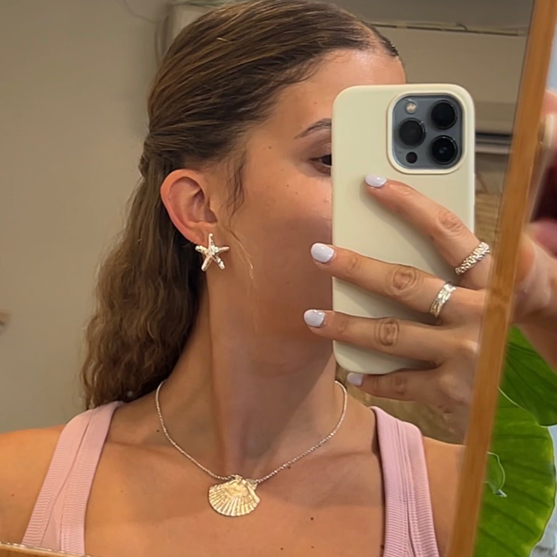עגילי דרעי בציפוי זהב